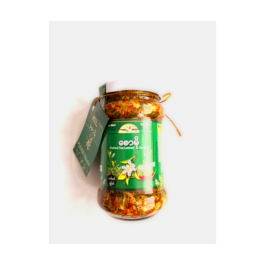 စောမို လက်ဖက်ချဉ်စပ် – Saw Mo Sour-Spicy Pickled Tea Leaf